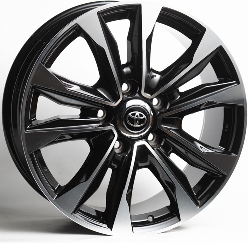 Kipardo 869D 8.5x21/5x150 D110.1 ET45 черный, серебристый