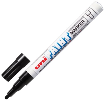 Маркер Uni PX-21, 2 шт, 1.2 мм, черный