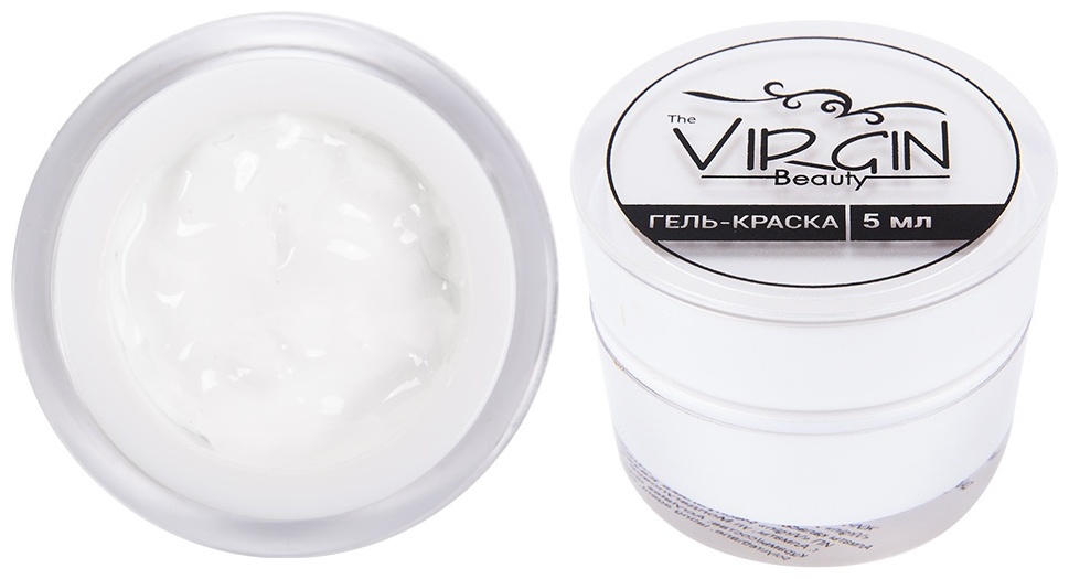 The Virgin Beauty гель-краска Classic Белая 5 мл