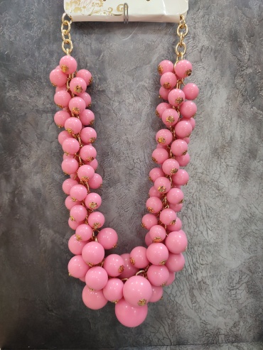 Бусы Fashion Jewellery длина 25 см пластик, бижутерный сплав без вставок