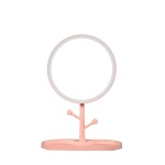 Led makeup mirror зеркало с подсветкой розовый