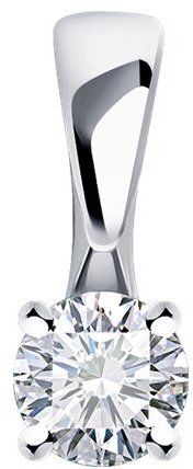 Подвеска Diamant 52-230-01759-1 вес 0.4 г золото, бриллиант