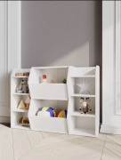 Стеллаж напольный , 104x25x74 см, белый