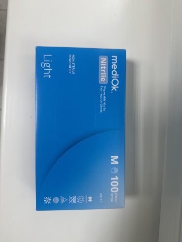 MediOk перчатки Light 100 голубой 50 шт