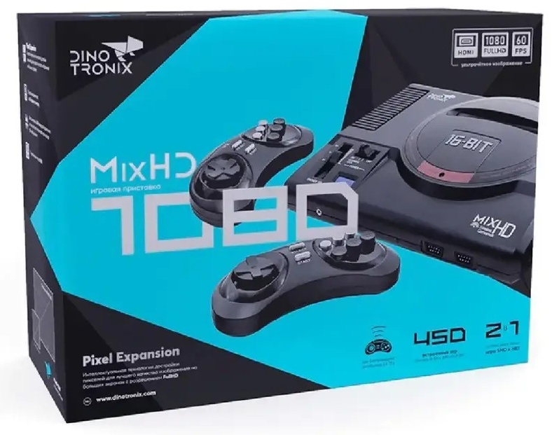 Купить Игровая приставка Dinotronix MixHD 1080 ZD-09 + 450 игр в Алматы ...