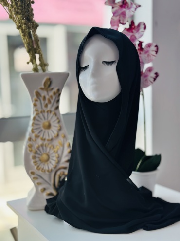 Хиджаб Zahra размер универсальный, черный