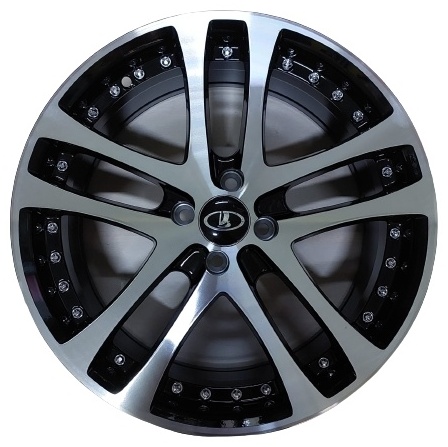 VAZ Relsy508 7x17/4x98 D60.1 ET38 серебристый, черный