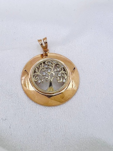 Подвеска Raia Gold 005091 вес 3.33 г золото, без вставок