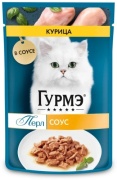 Gourmet Perle Курица в соусе кусочки в соусе курица 75 г 1 шт