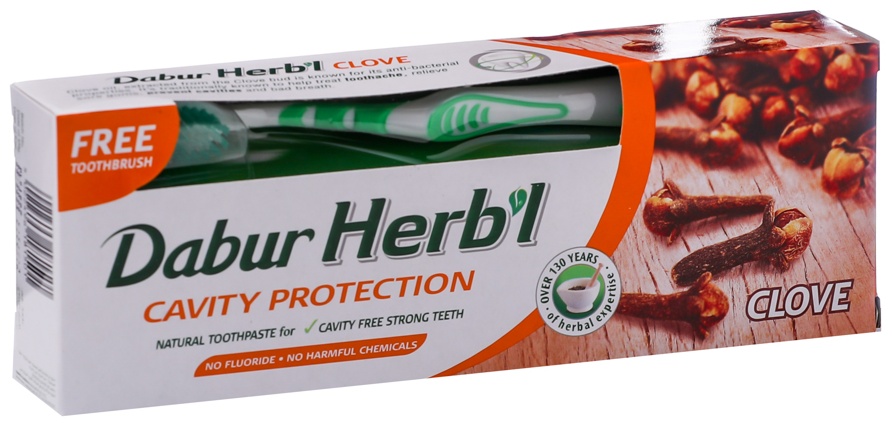 Dabur зубная паста с Гвоздикой + зуб.щетка 150 мл