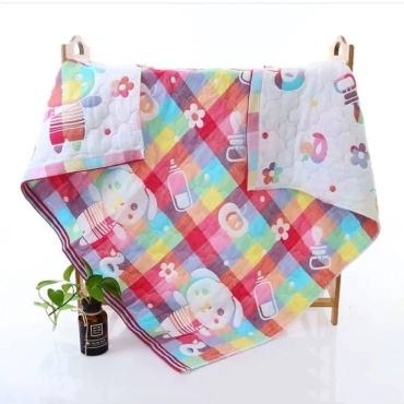 Детский плед Botash Home Postel 110х110 см, лен, мультиколор