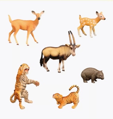 Фигурка Masai Mara Мир диких животных 11 см 6 шт
