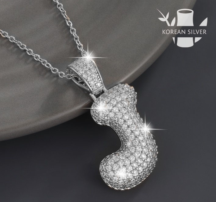 Подвеска KOREAN SILVER бижутерный сплав, цирконий
