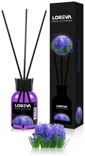 Диффузор с палочками Loreva Гиацит 110 мл