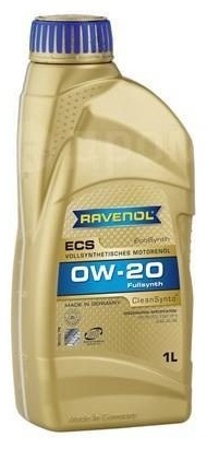 Синтетическое RAVENOL Eco 0W-20 1 л