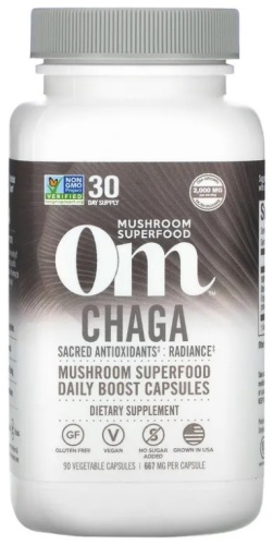 Om Mushroom Chaga 667 мг капсулы 90 шт