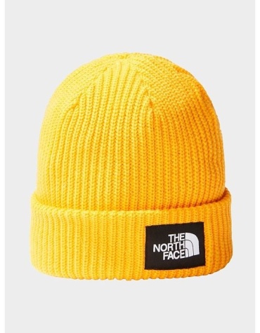 Шапка The North Face размер универсальный, желтый