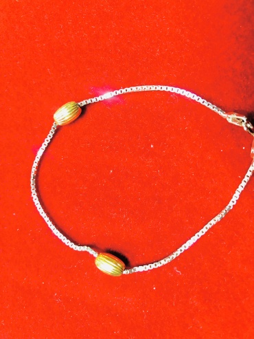 HandMade 925-БП длина 16 см, вес 2.2 г серебро, плетение фантазийное