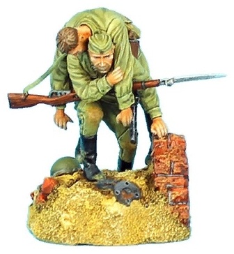 First Legion RUSSTAL016 Советский солдат, несущий раненого товарища