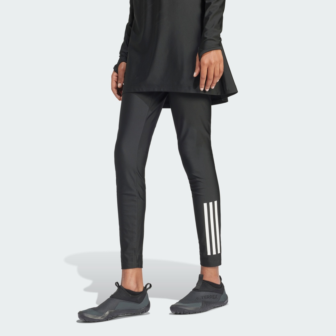 Повседневные брюки adidas 3S SWIM TIGHT черный