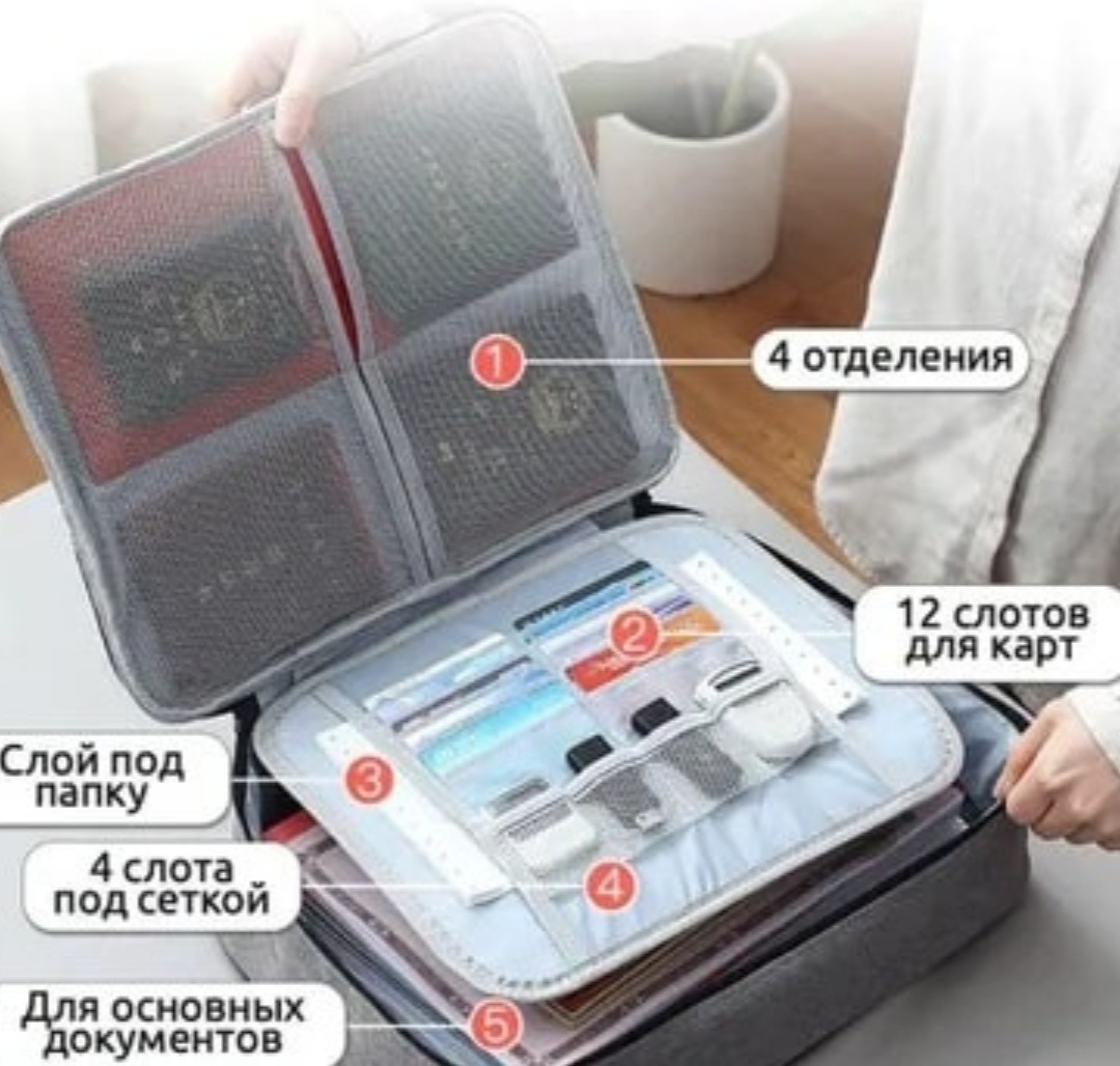 ORDERAT_HOME органайзер для журналов 37x27x10.5 см, полиэстер