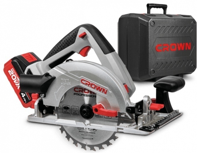 Купить Дисковая пила CROWN аккумуляторная CT25002-165HX-4 в Алматы ...