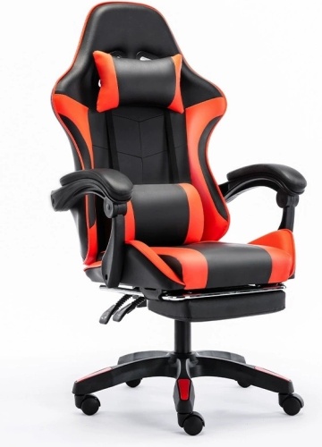 Игровое кресло ACR GX-438, черный, красный