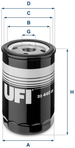 UFI Масляный Фильтр 2344000