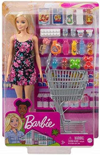 Кукла-модель Mattel Barbie Время для покупок GTK94 , 29 см аксессуары в комплекте, руки и ноги подвижные