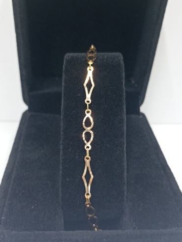 Diadema 10C длина 18 см, вес 2.60 г золото, плетение фантазийное