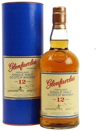 Виски Glenfarclas 12 YO односолодовый 43% 0.7 л