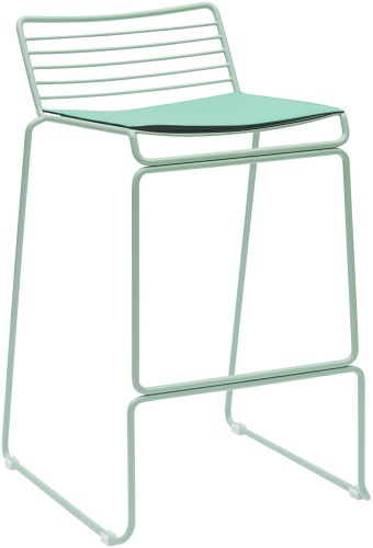 Барный стул SK Trade Danny, 80x38x47 см, зеленый