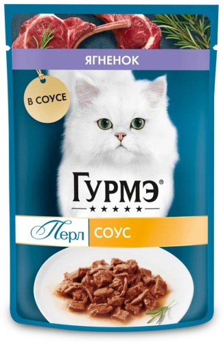 Gourmet кусочки в соусе ягненок 75 г 1 шт