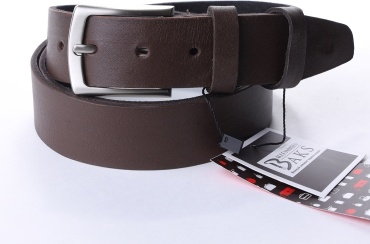 Ремень BAKS ACCESSORIES натуральная кожа 135 см коричневый