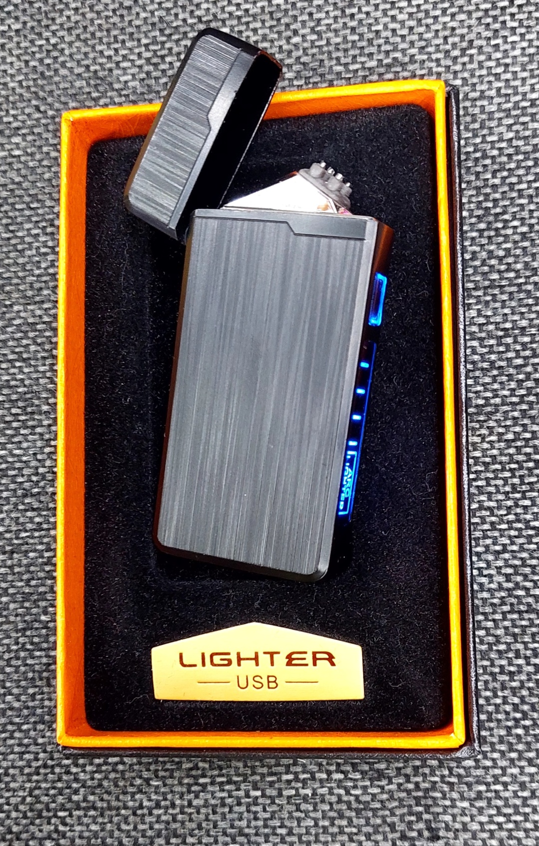 Lighter электронная зажигалка 935010, металлический сплав