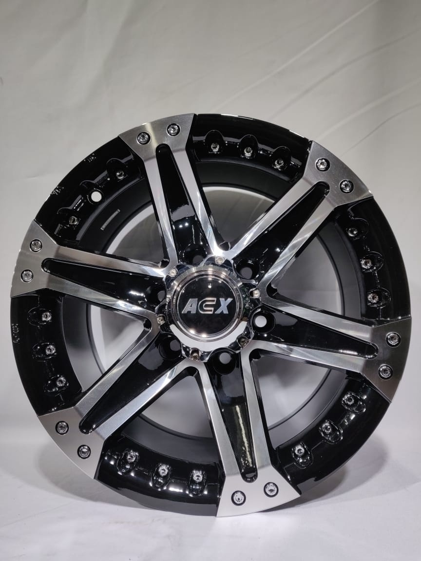 RS 292 8x16/6x139.7 D110.1 ET-20 4 диска черный, серебристый