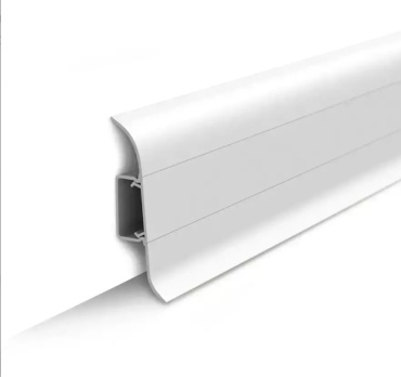 IDEAL плинтус 001 белый цвет белый, 2200х22х55 мм