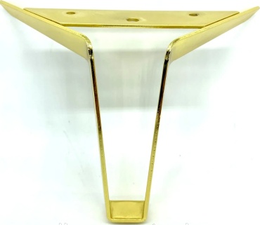 Ножка HC-H033-12G, 1 шт, сталь, золотой