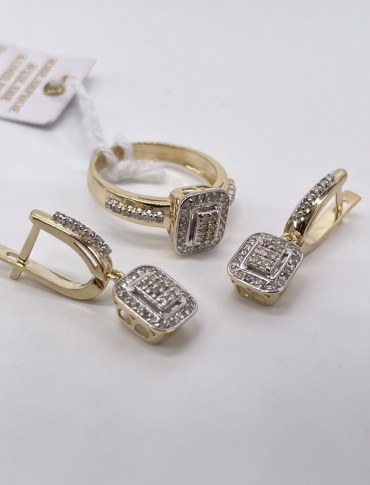 Diamond M-1380 вес 7.44 г золото, фианит