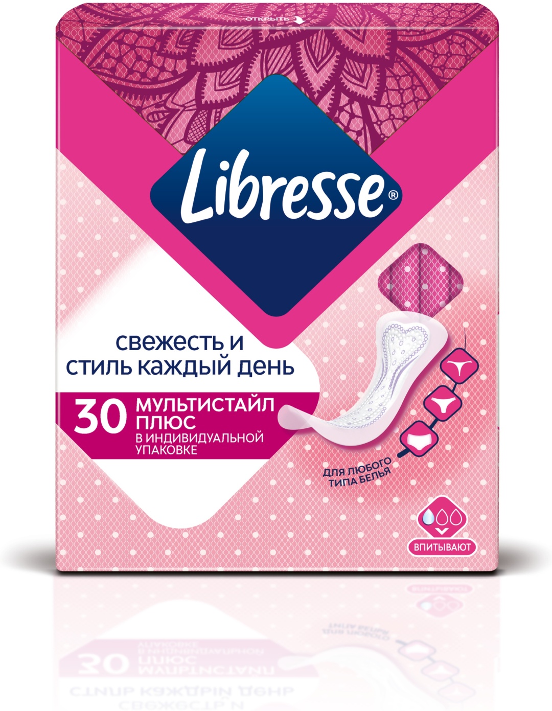 Купить Libresse прокладки ежедневные Dailyfresh Мультистайл Плюс 30 шт ...