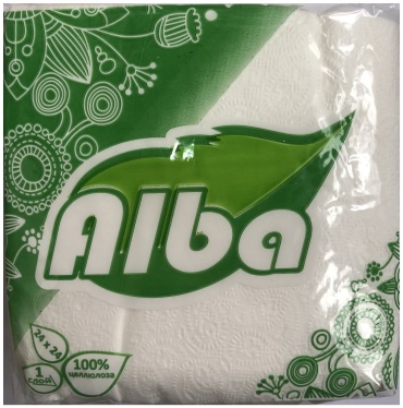 Бумажные салфетки ALBA 60 шт