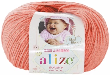 Моток Alize Baby Wool коралл 175 м 50 г