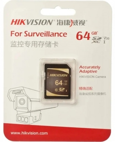 Карта памяти Hikvision P10 HS-SD-P10/64G