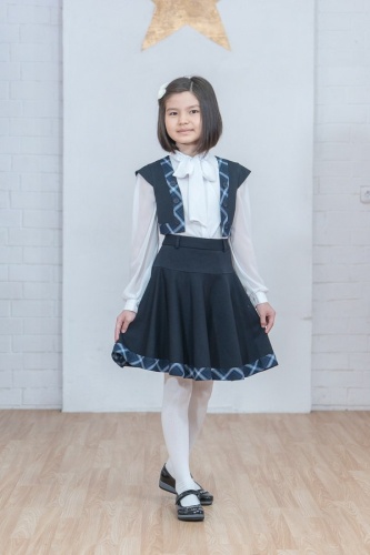 Школьная юбка прямая Mimioriki синий