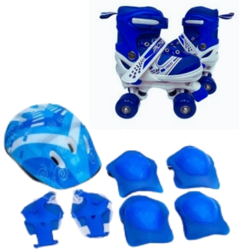 Роликовые коньки Power Superb RKS-01 синий 29-37