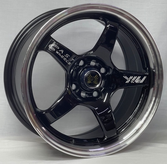 Wheels 515 6.5x15/4x100 D67.1 ET35 черный, серебристый