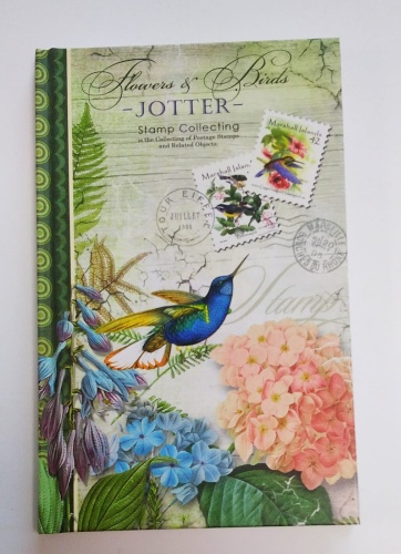 Блокнот Bourgeois Flowers & Birds, A6, 80 листов, зеленый, мультиколор