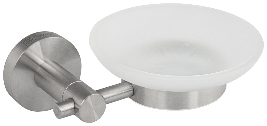GFmark мыльница 80004 2 шт, стекло, нержавеющая сталь