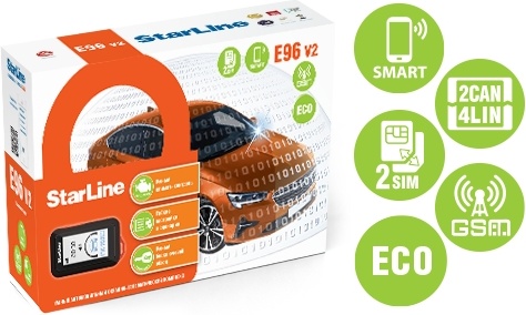 StarLine E96 V2 GSM Eco с обратной связью