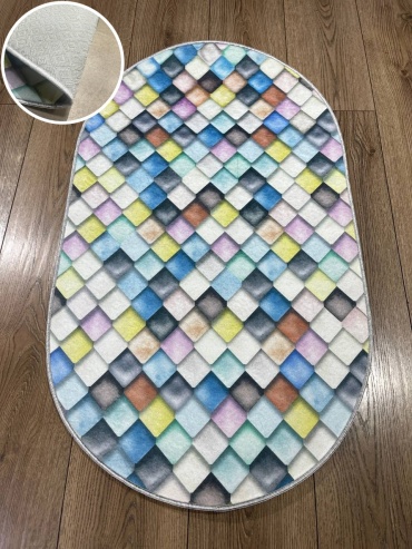 Bal Tekstil коврик B187A Multi 60x100 см, резина, микрофибра